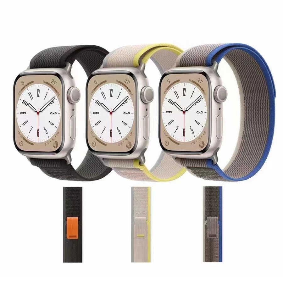 Apple Watch 42mm Zore KRD-77 Hasır Kordon
