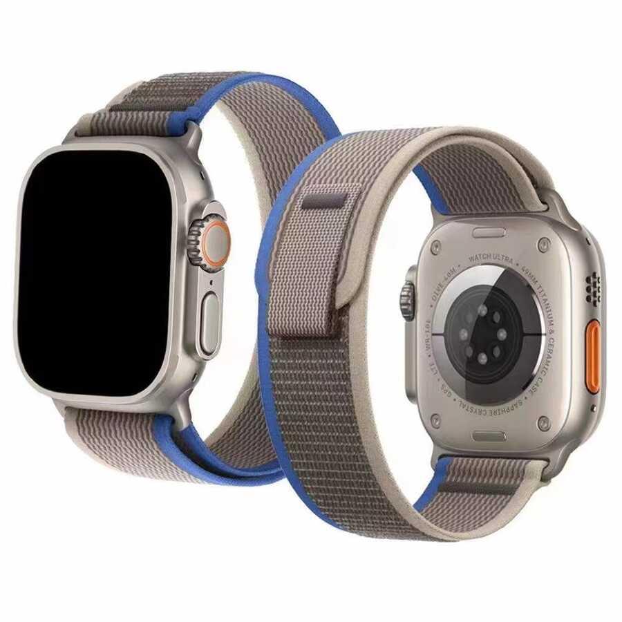 Apple Watch 7 41mm Zore KRD-77 Hasır Kordon