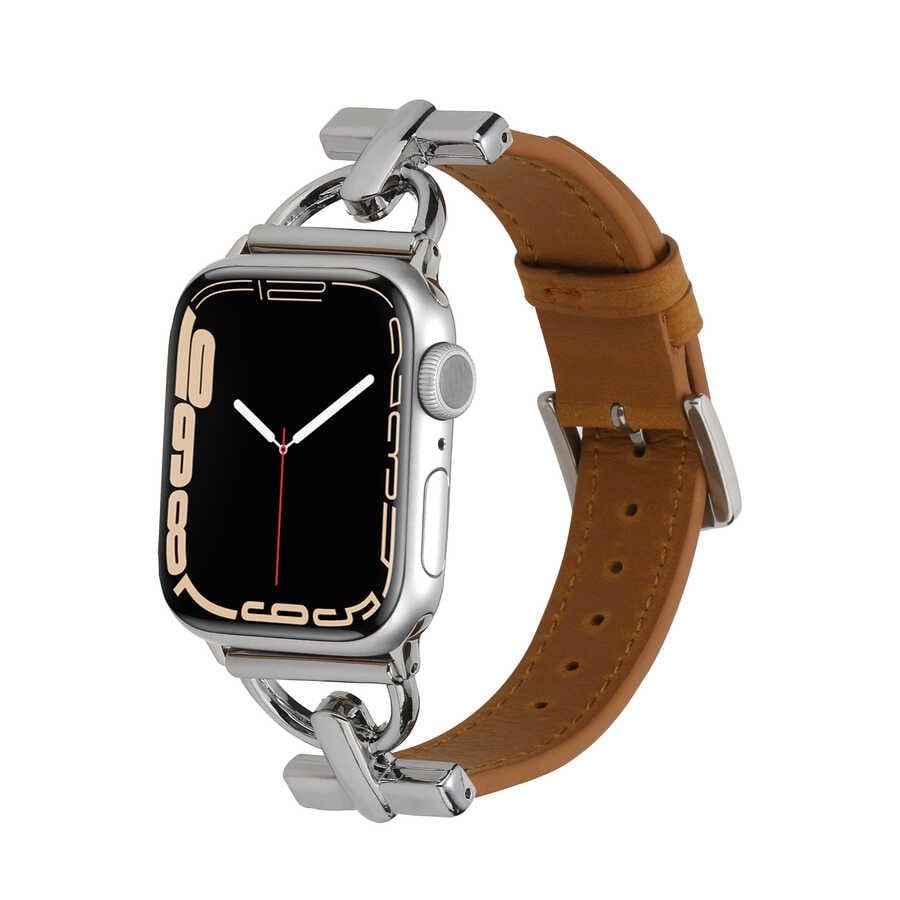 ​​​Apple Watch 7 45mm KRD-53 Deri Kordon