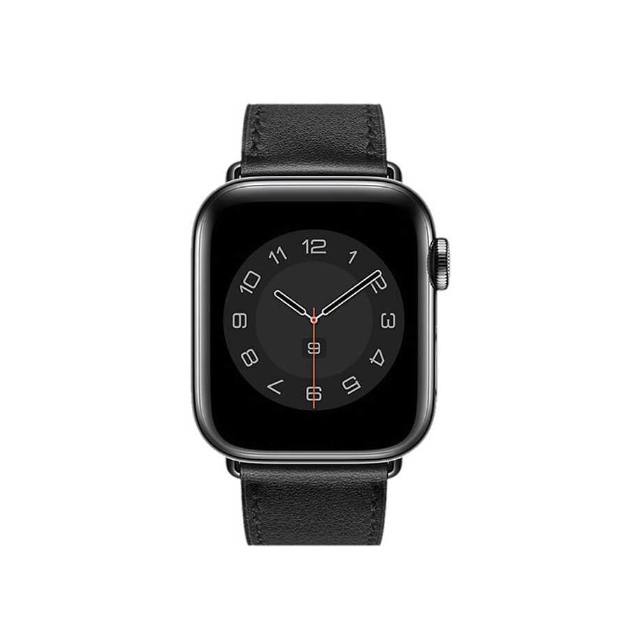 Apple Watch 7 45mm Wiwu Attleage Watchband Hakiki Deri Kordon