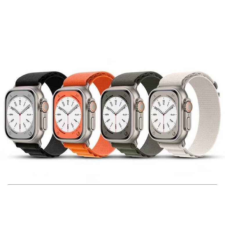 Apple Watch 7 45mm Zore KRD-74 Hasır Kordon