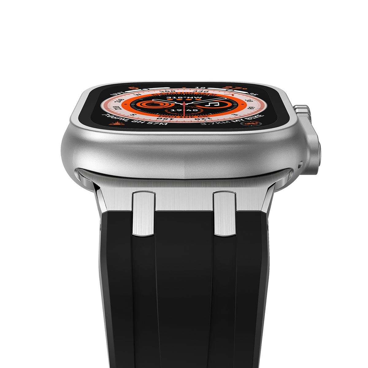 Apple Watch 7 45mm Zore KRD-89 Silikon Kordon