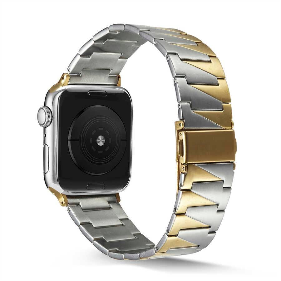 Apple Watch Ultra 49mm Kordon KRD-48 Metal Strap Kayış