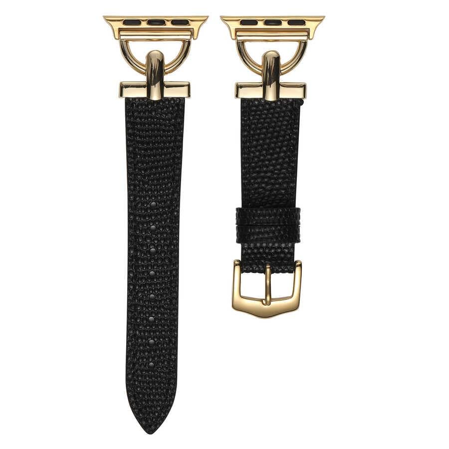 ​​​Apple Watch Ultra 49mm Kordon KRD-53 Deri Strap Kayış