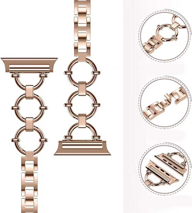 ​​​Apple Watch Ultra 49mm Kordon KRD-56 Metal Strap Kayış
