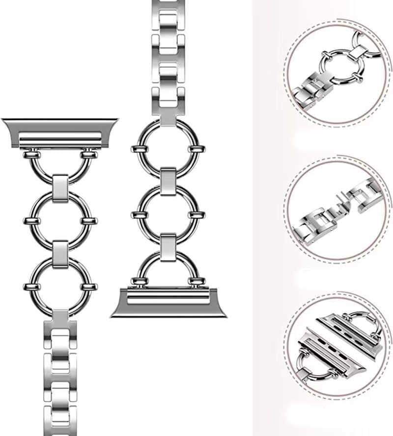 ​​​Apple Watch Ultra 49mm Kordon KRD-56 Metal Strap Kayış