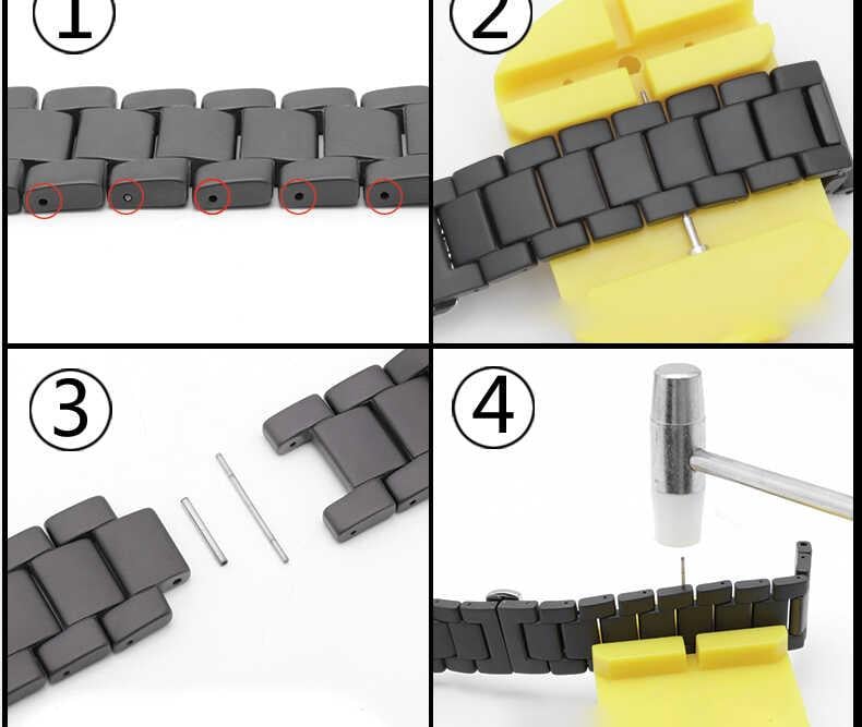 ​​​Apple Watch Ultra 49mm Kordon Mat Seramik Metal Strap Kayış