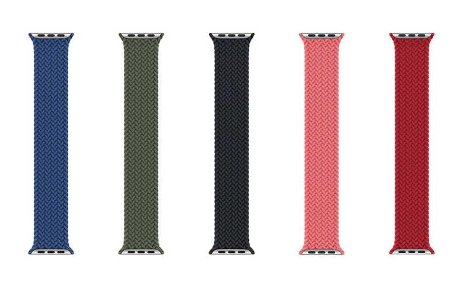 Apple Watch Ultra 49mm Kordon Wiwu Braided Solo Loop Medium Strap Kayış