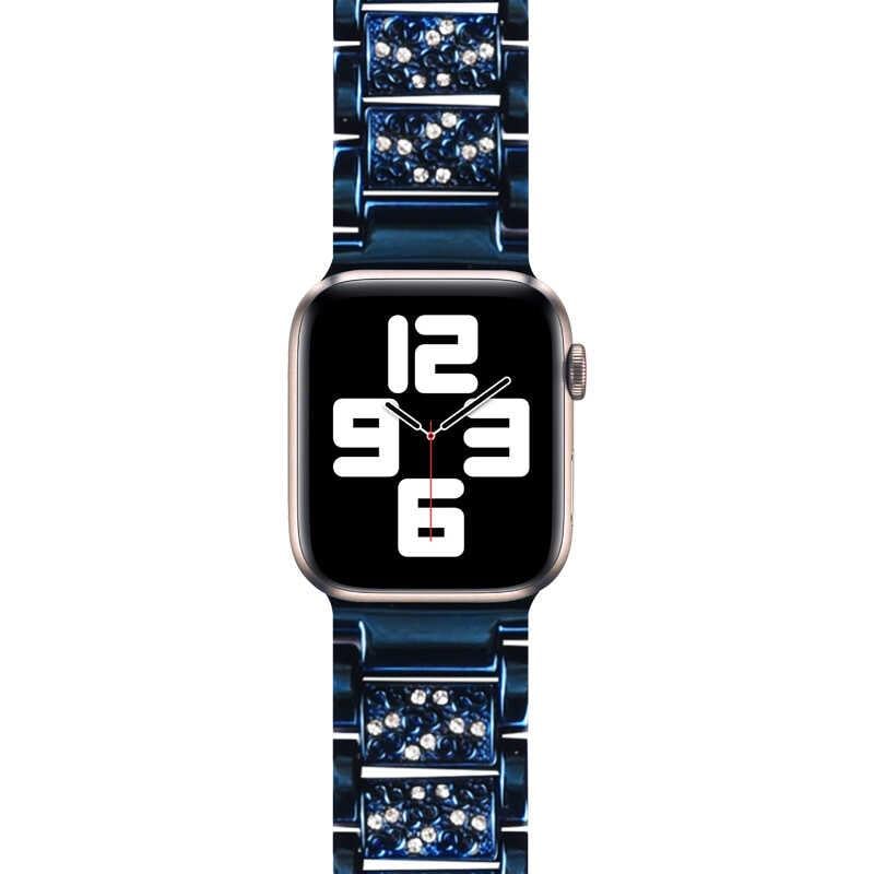 Apple Watch Ultra 49mm Kordon Wiwu Three Beads Set Auger Metal Strap Kayış