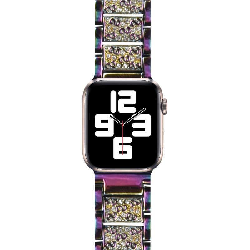 Apple Watch Ultra 49mm Kordon Wiwu Three Beads Set Auger Metal Strap Kayış