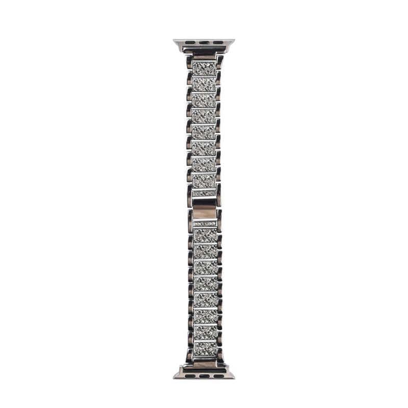 Apple Watch Ultra 49mm Kordon Wiwu Three Beads Set Auger Metal Strap Kayış