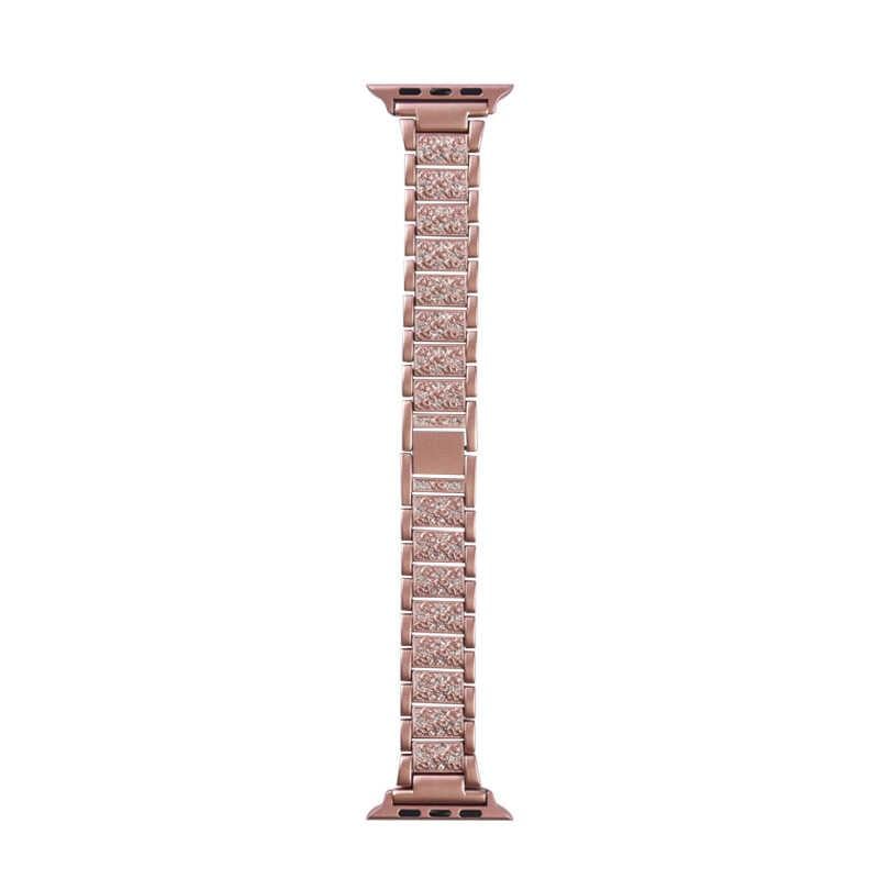 Apple Watch Ultra 49mm Kordon Wiwu Three Beads Set Auger Metal Strap Kayış