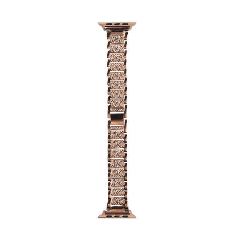 Apple Watch Ultra 49mm Kordon Wiwu Three Beads Set Auger Metal Strap Kayış