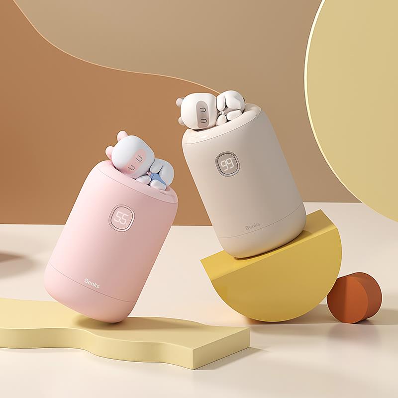 Benks NS03 Dijital Ekran El Isıtıcı Özellikli Aroma Kokulu Powerbank 15W 10000mAh