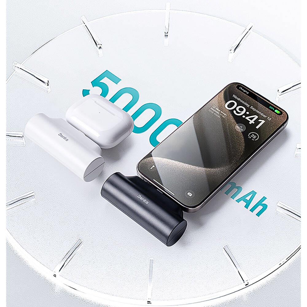 Benks PB15 Taşınabilir Standlı Lightning Portlu Powerbank 5000mAh