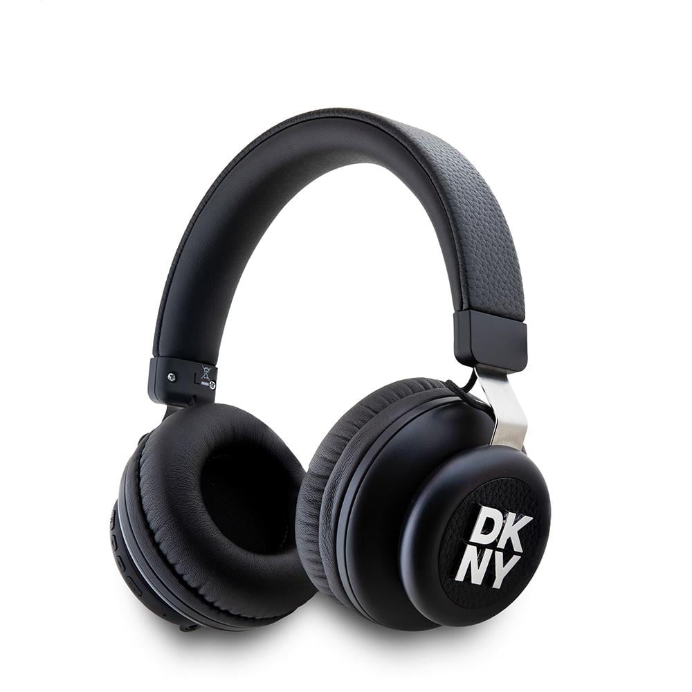 DKNY Orjinal Lisanslı PU Metal Logolu Kulak Üstü Bluetooth Kulaklık
