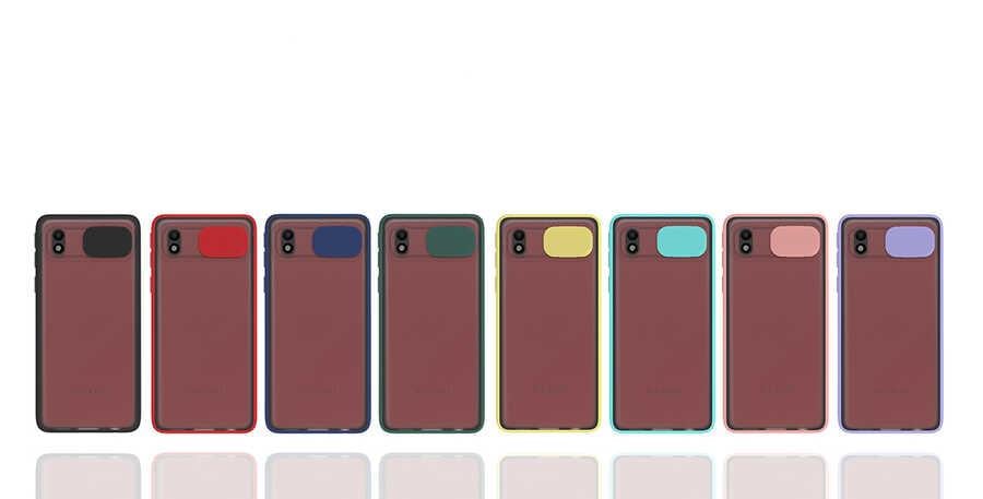 Galaxy A01 Core Kılıf Zore Lensi Kapak