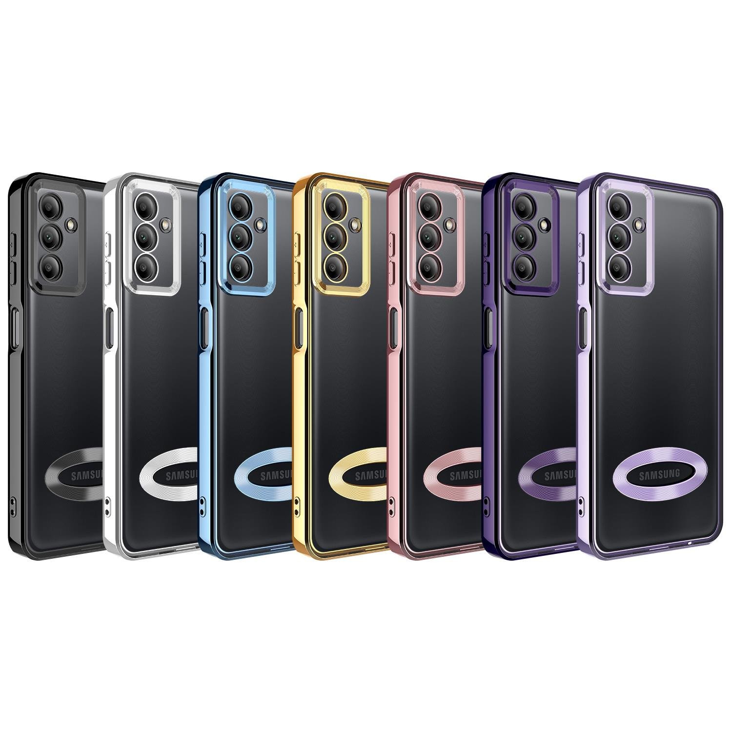 Galaxy A04S Kılıf Kamera Korumalı Logo Gösteren Zore Omega Kapak