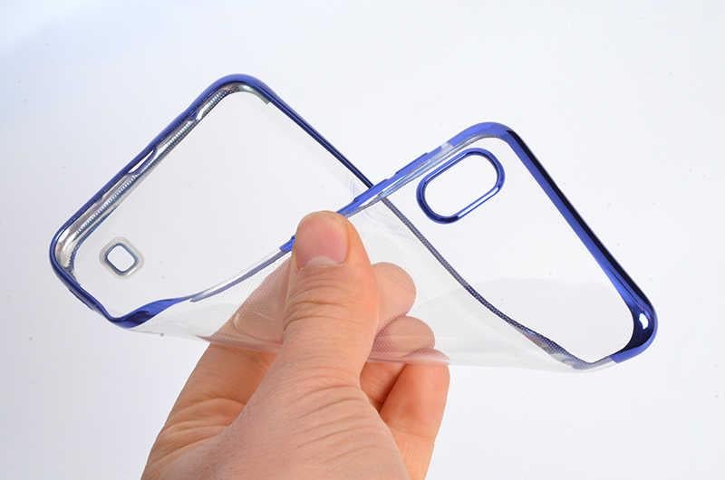 Galaxy A10 Kılıf Zore Dört Köşeli Lazer Silikon Kapak