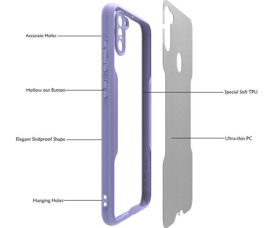 Galaxy A11 Kılıf Zore Parfe Kapak