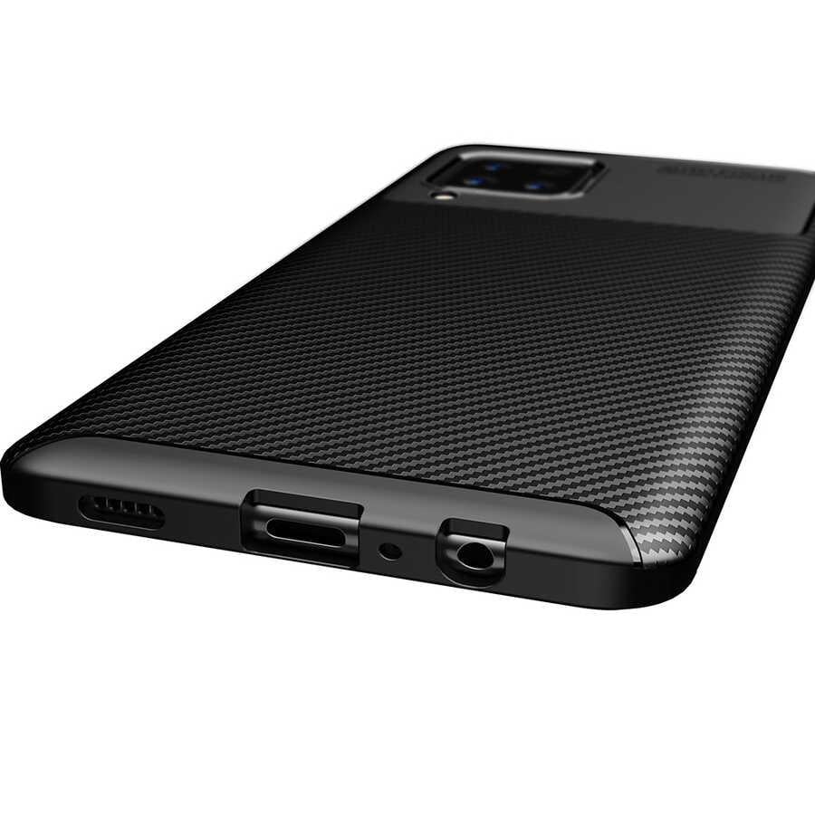 Galaxy A12 Kılıf Zore Negro Silikon Kapak