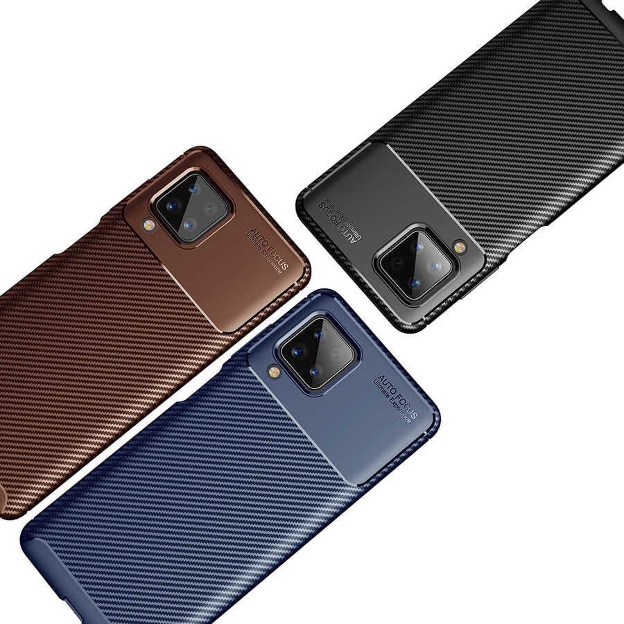 Galaxy A12 Kılıf Zore Negro Silikon Kapak