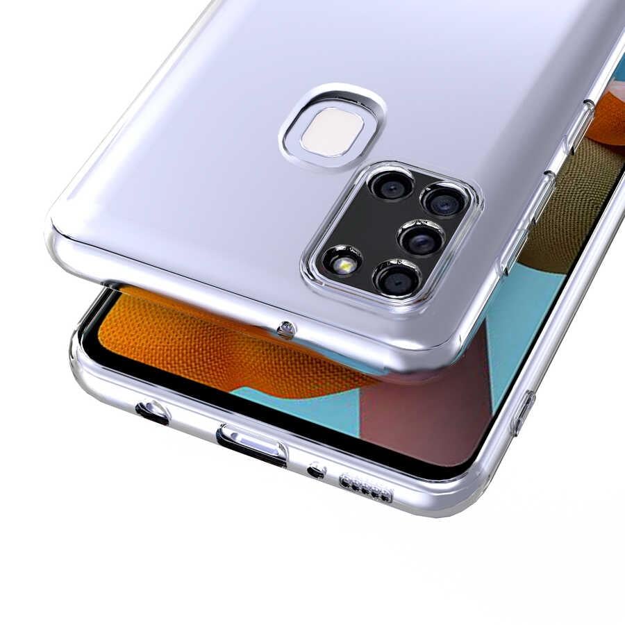 Galaxy A21S Kılıf Zore Kamera Korumalı Süper Silikon Kapak
