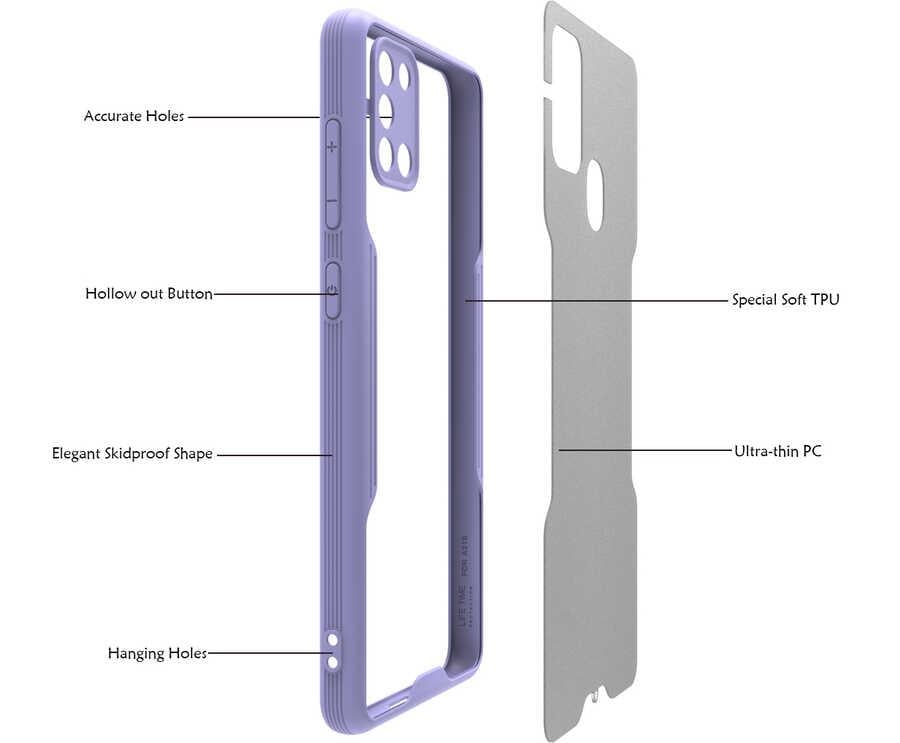 Galaxy A21S Kılıf Zore Parfe Kapak