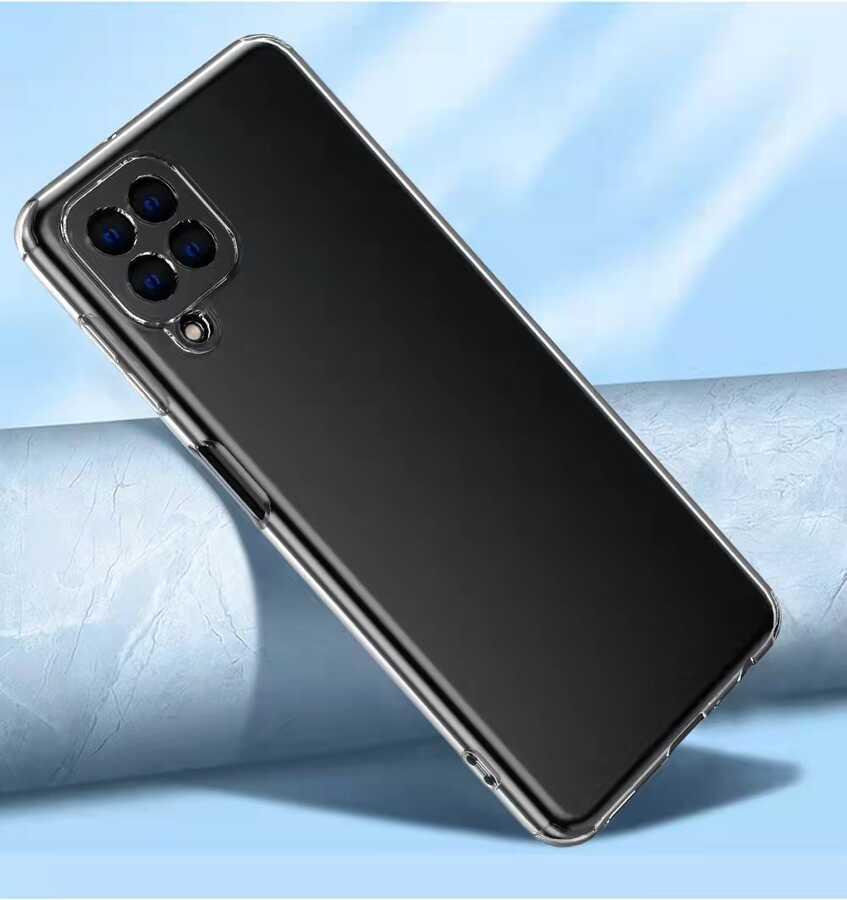 Galaxy A22 4G Kılıf Zore Kamera Korumalı Süper Silikon Kapak