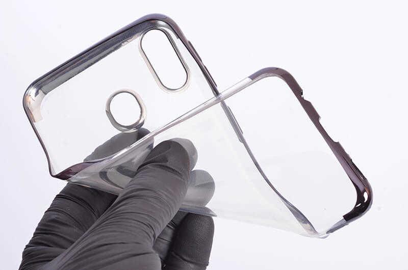 Galaxy A30 Kılıf Zore Dört Köşeli Lazer Silikon Kapak
