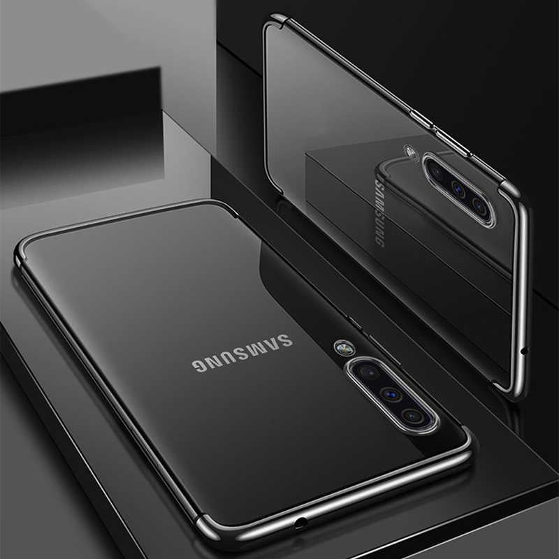 Galaxy A30S Kılıf Zore Dört Köşeli Lazer Silikon Kapak