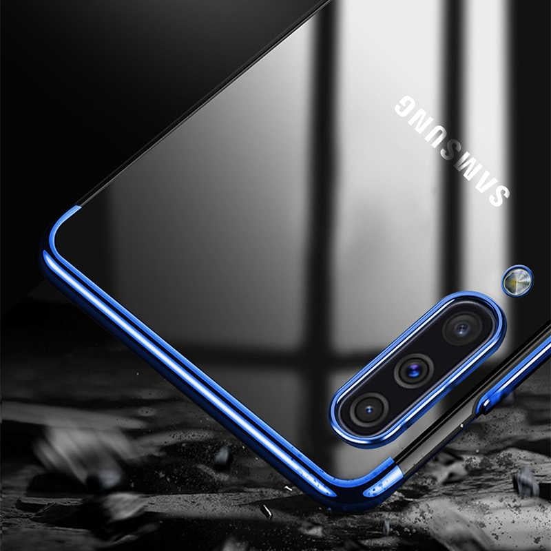 Galaxy A30S Kılıf Zore Dört Köşeli Lazer Silikon Kapak