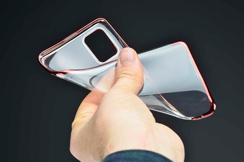 Galaxy A51 Kılıf Zore Dört Köşeli Lazer Silikon Kapak