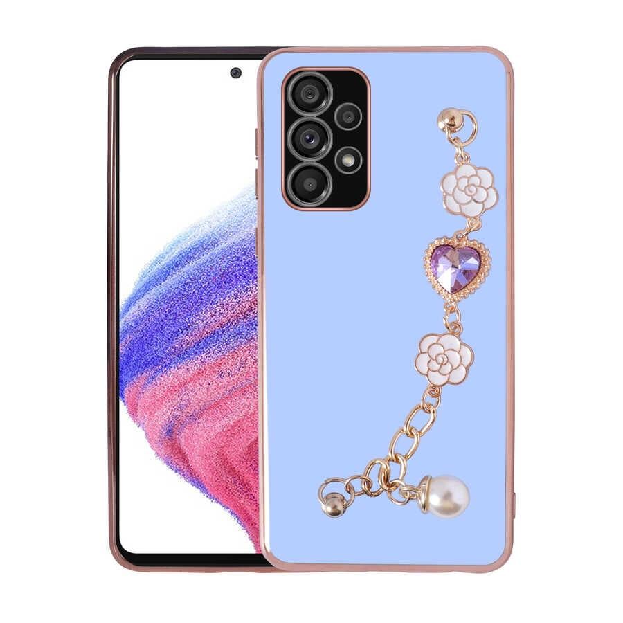 Galaxy A72 Kılıf El Tutamaçlı Kamera Korumalı Zore Taka Silikon Kapak