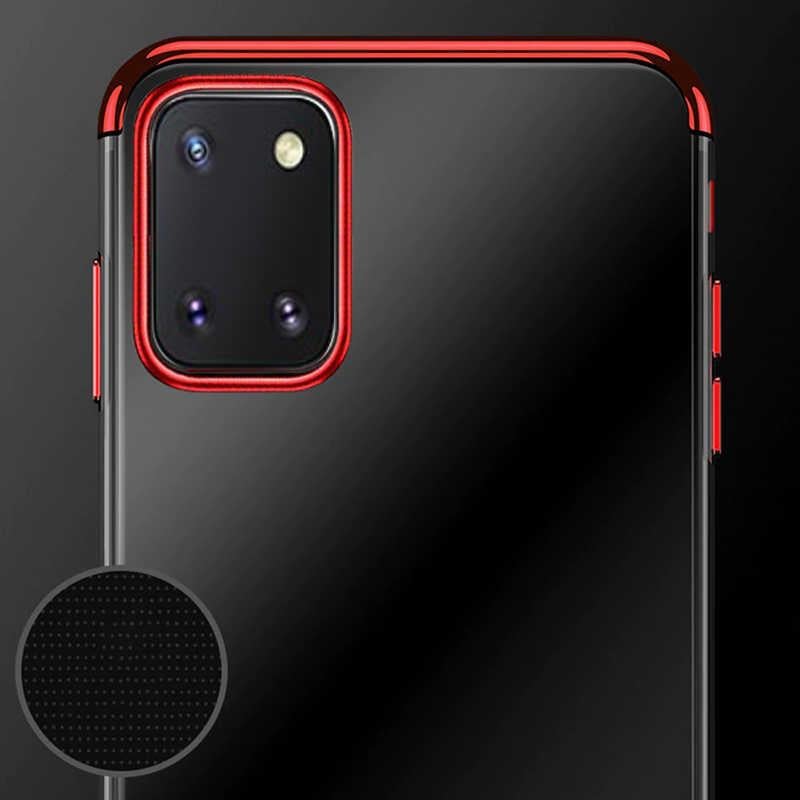 Galaxy A81 (Note 10 Lite) Kılıf Zore Dört Köşeli Lazer Silikon Kapak
