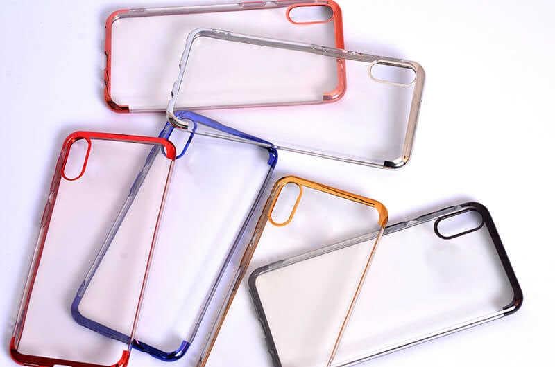 Galaxy M10 Kılıf Zore Dört Köşeli Lazer Silikon Kapak