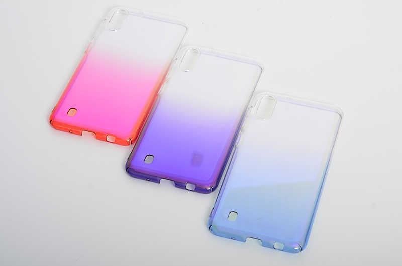 Galaxy M10 Kılıf Zore Renkli Transparan Kapak