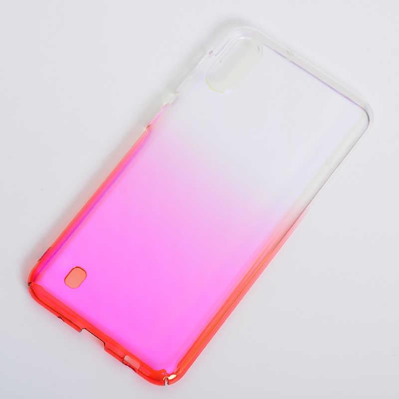 Galaxy M10 Kılıf Zore Renkli Transparan Kapak