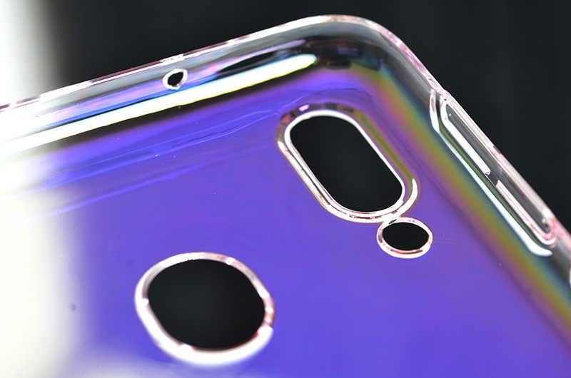 Galaxy M20 Kılıf Zore Renkli Transparan Kapak