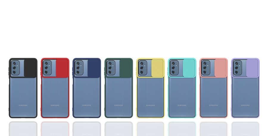 Galaxy M52 Kılıf Zore Lensi Kapak