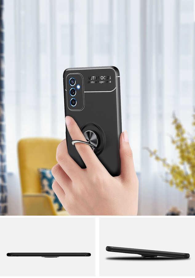 Galaxy M52 Kılıf Zore Ravel Silikon Kapak