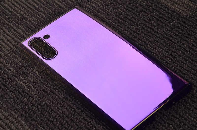 Galaxy Note 10 Kılıf Zore Renkli Transparan Silikon