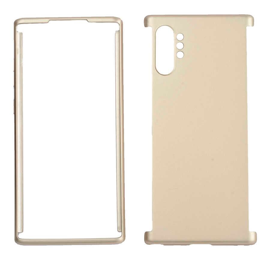 Galaxy Note 10 Plus Kılıf Zore 360 3 Parçalı Rubber Kapak