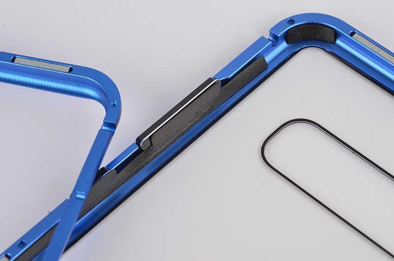 Galaxy S10 Plus Kılıf Zore Devrim Mıknatıslı Cam Kapak