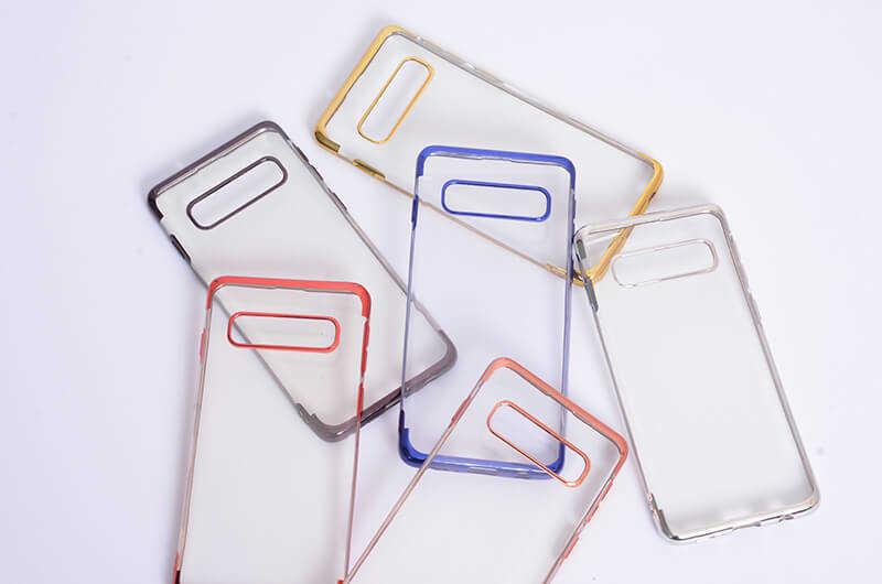 Galaxy S10E Kılıf Zore Dört Köşeli Lazer Silikon Kapak