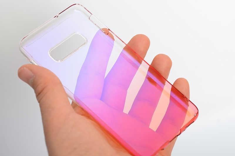 Galaxy S10E Kılıf Zore Renkli Transparan Kapak