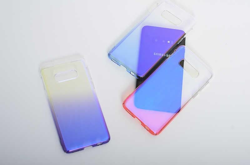 Galaxy S10E Kılıf Zore Renkli Transparan Kapak