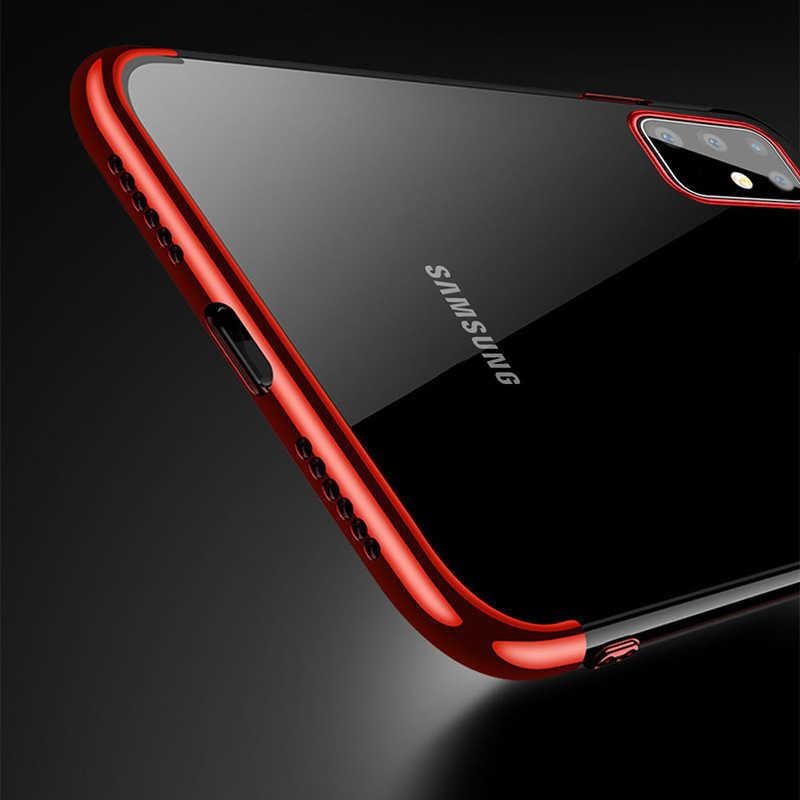 Galaxy S20 Plus Kılıf Zore Dört Köşeli Lazer Silikon Kapak