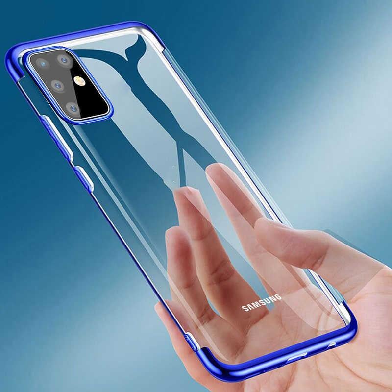 Galaxy S20 Plus Kılıf Zore Dört Köşeli Lazer Silikon Kapak