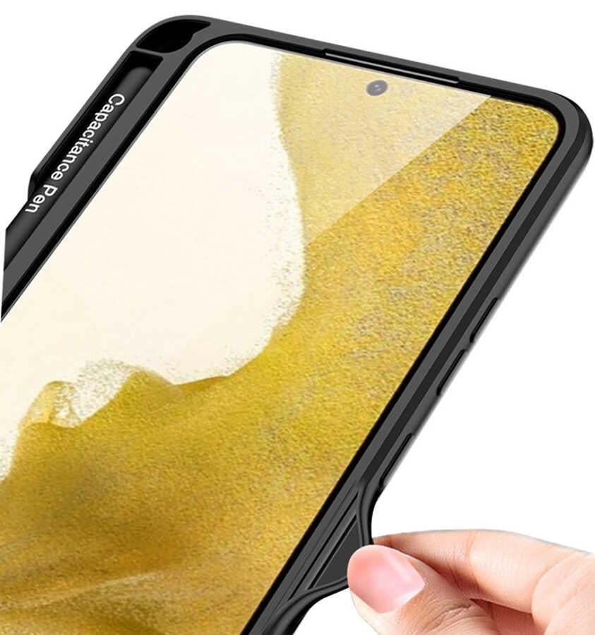 Galaxy S22 Kılıf Zore Kalemli Kıpta Kapak